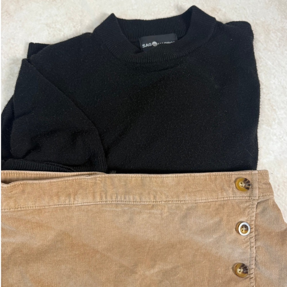 Vintage Black Sag‎ Harbor Sweater